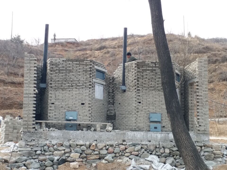 河北贊皇核桃烘干房施工現場